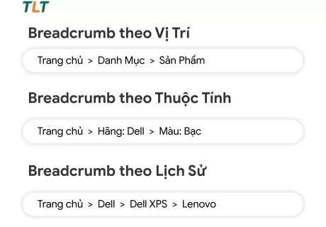  Breadcrumb là gì và vai trò của nó trong việc cải thiện trải nghiệm người dùng.