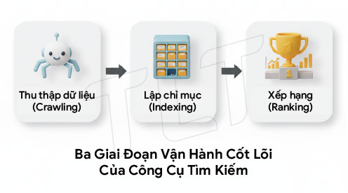 Công cụ tìm kiếm hoạt động như thế nào: Giải mã quy trình phía sau màn hình